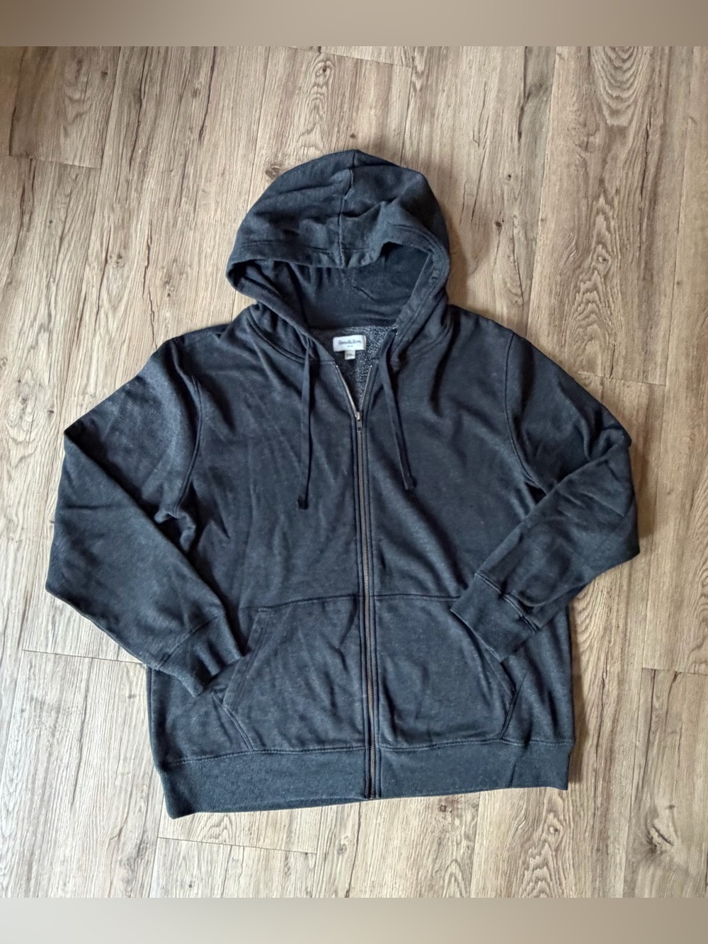 Goodfellow & Co Charcoal Full-Zip Men’s Hoodie Sweater XXL